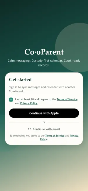 Co·oParent screenshot 2