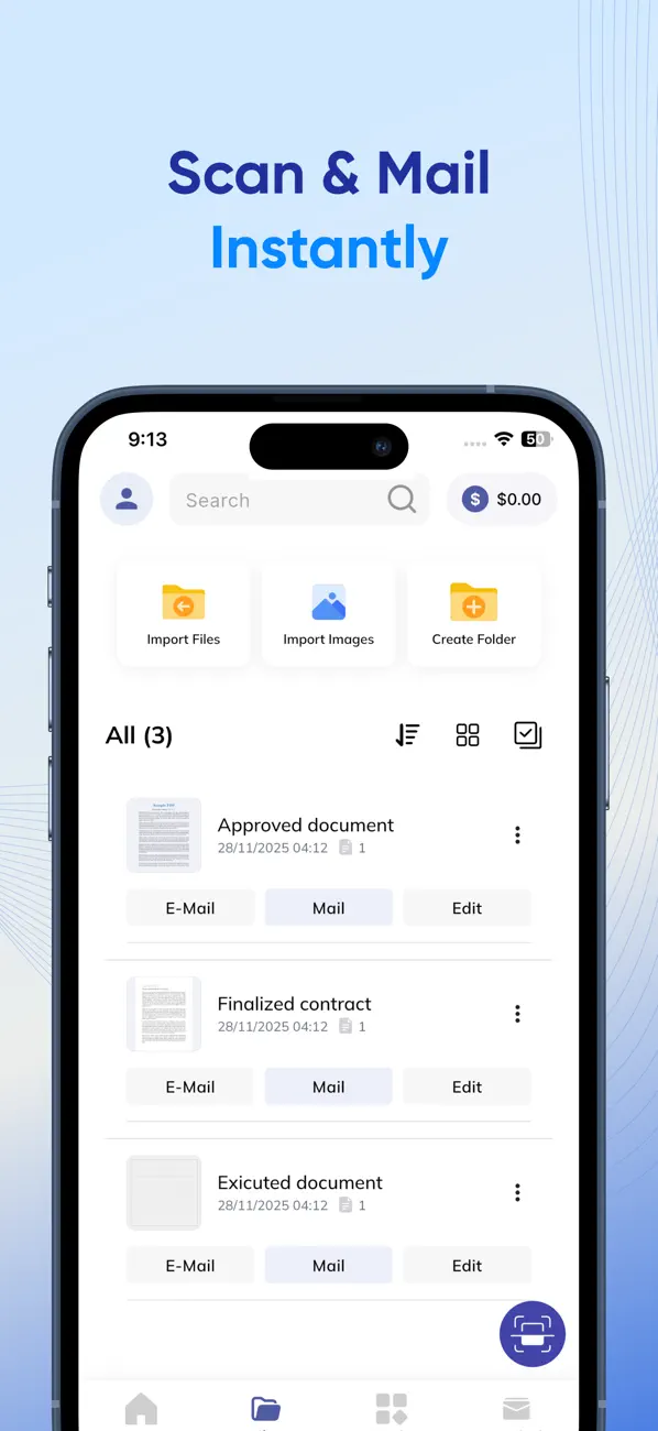 #1. Document Mail (iOS) Podle: onlinecheckwriter