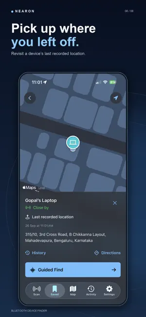 Nearon: Bluetooth Finder screenshot 3