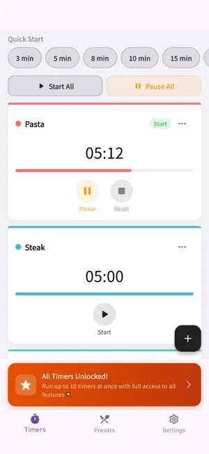 Cook Timer – Multi-Timer screenshot 1