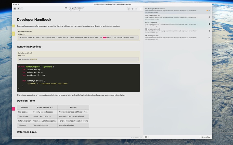 #3. MarkdownObserver (macOS) 作者: LARS POHLMANN