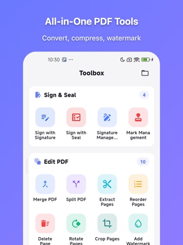 PDF Signer: Sign, Stamp, Edit iPad screenshot