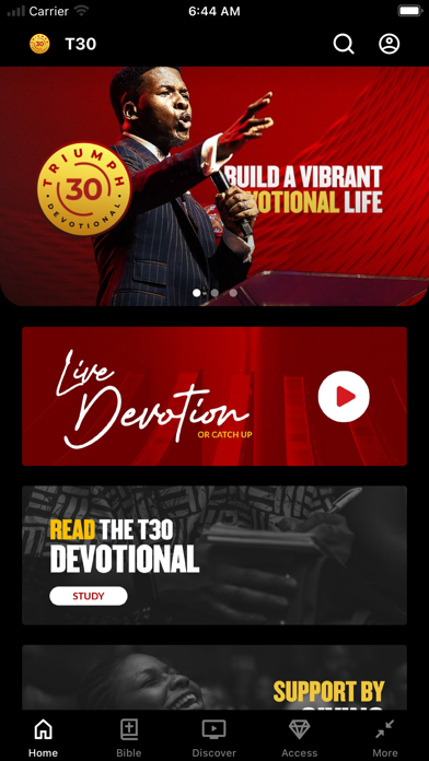 Screenshot 1 of Triumph30 App