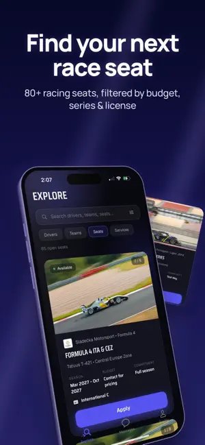 RaceHub screenshot 1