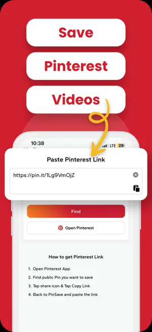 PinSaver - Save Pin Videos screenshot 1