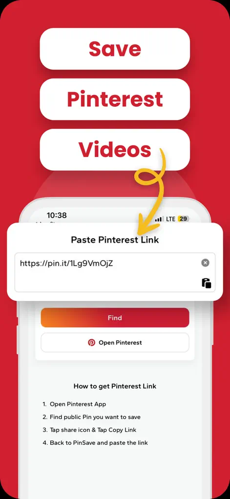 PinSaver - Save Pin Videos - Productivity App | MWM