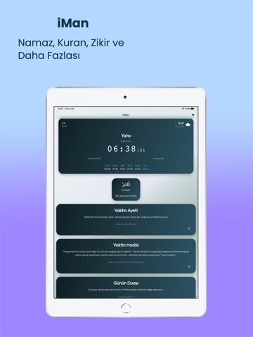 Namaz Vakti - Ezan Vakti Pro iPad screenshot