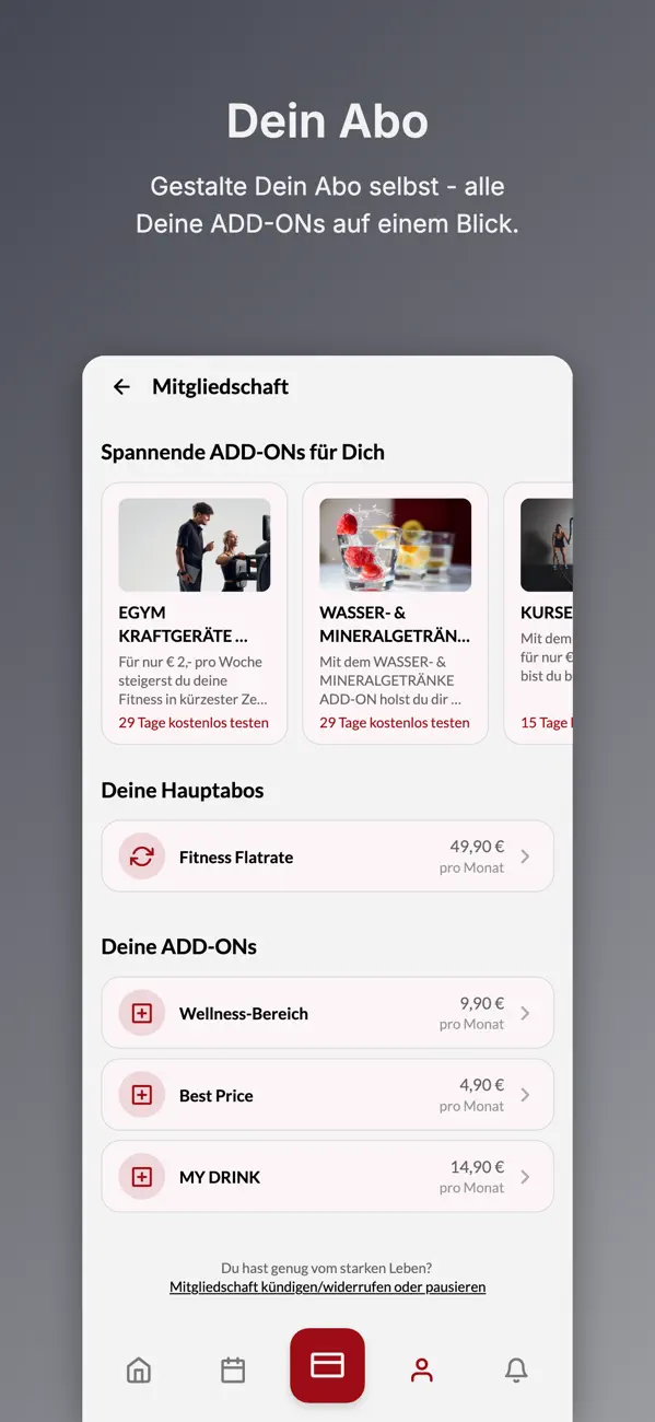 Screenshot #2 pour Vitalis Fitness
