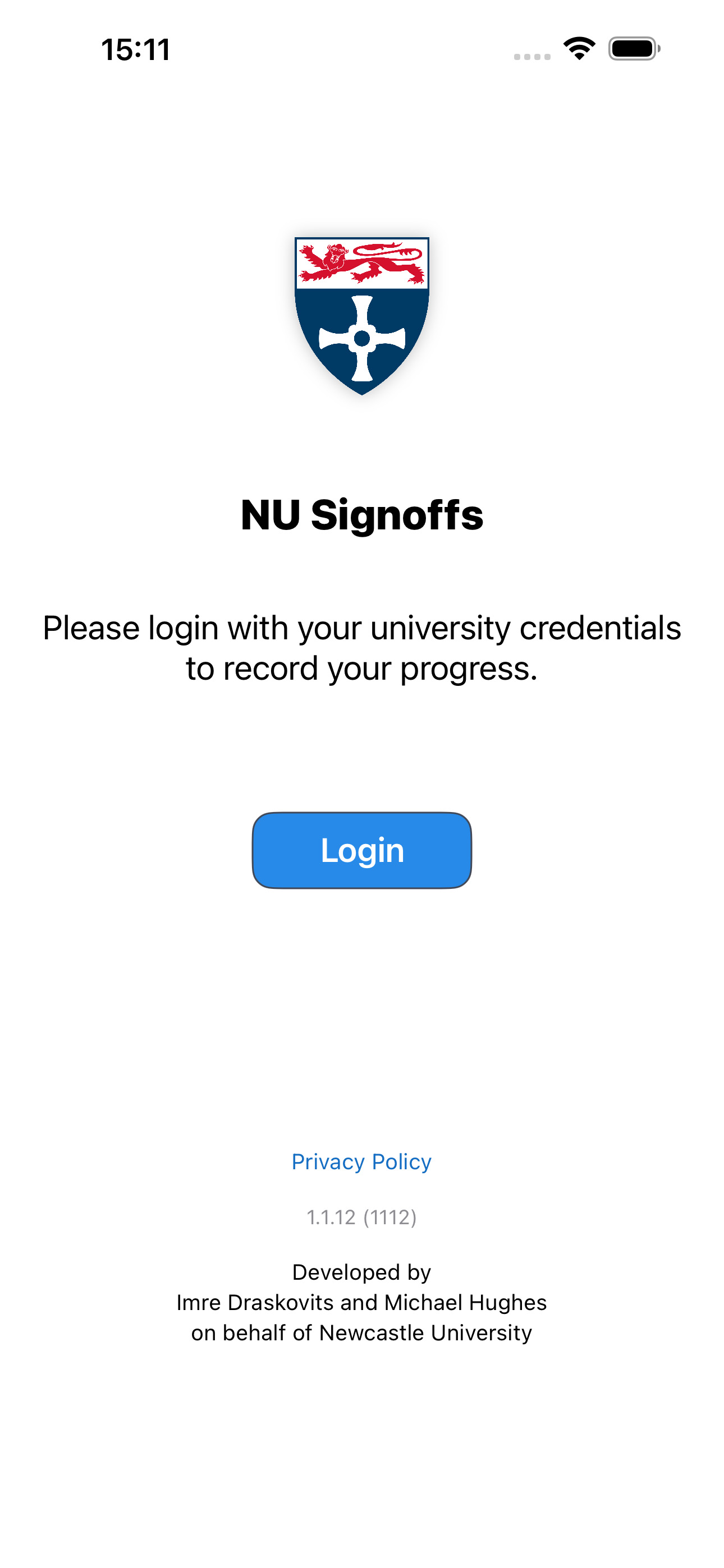 NU Signoffs