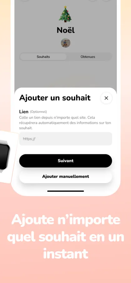 Screenshot 4 di 6 di Wishlist & Cadeaux - Hopy