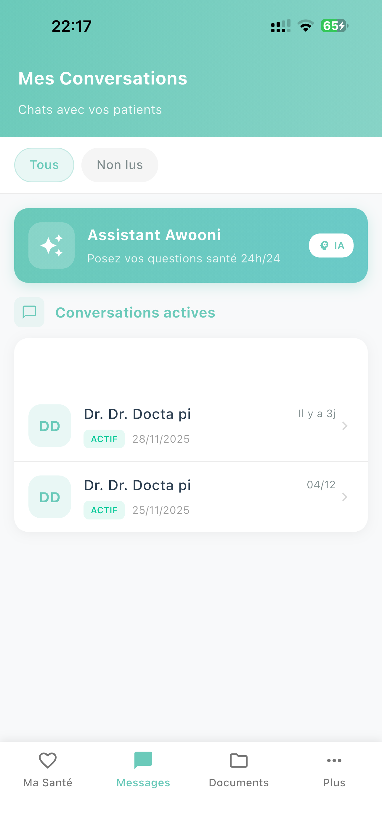 Awooni Santé screenshot 6