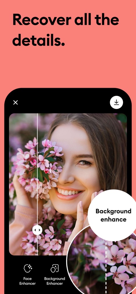 Remini - AI Photo Enhancer - Restauración de Detalles