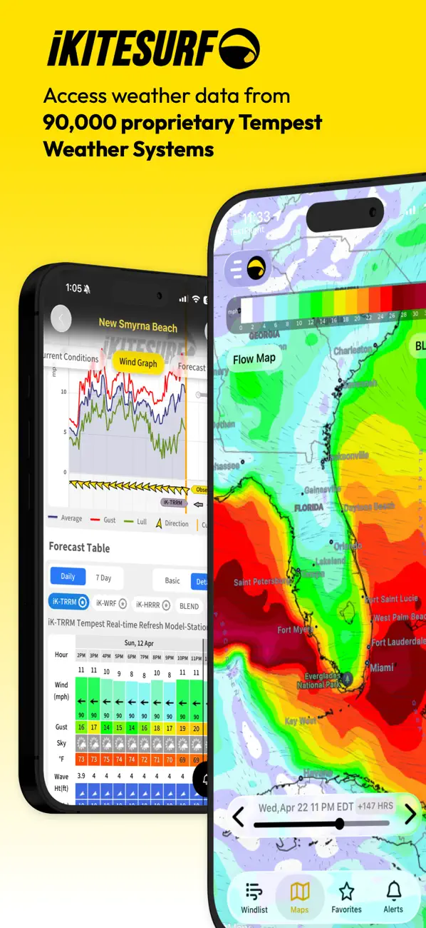 Screenshot #1 pour iKitesurf: Weather & Waves