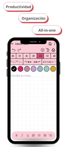 Notas Coquette y Aesthetic screenshot