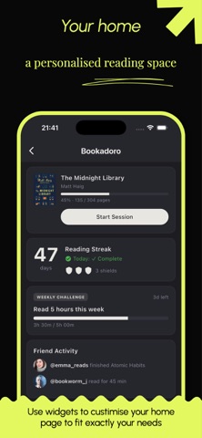 Bookadoro: Reading Timer Screenshot 5 of 6