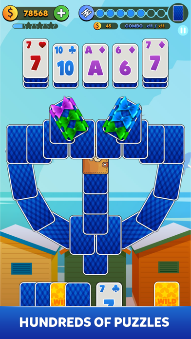 Solitaire Jazz Travel Screenshot
