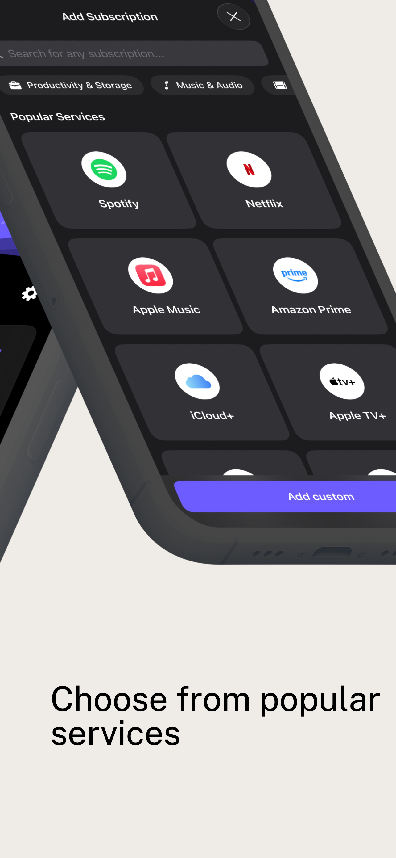 Trackr - Subscriptions Manager