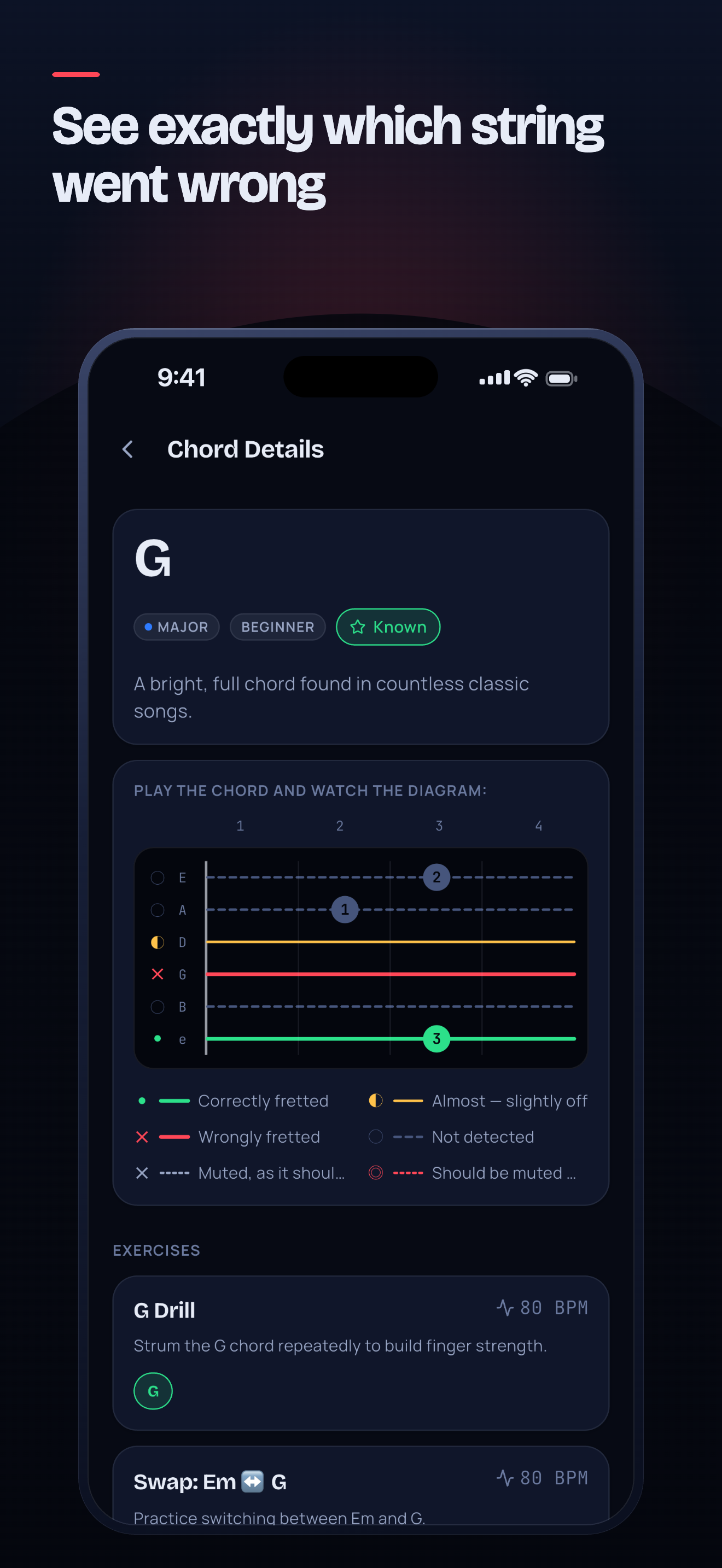 Chord Hero: Learn Guitar screenshot 2