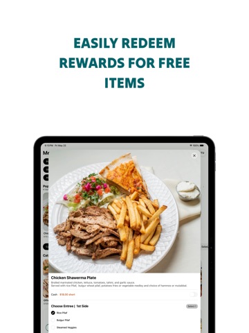 Carousel Restaurant - App iPad screenshot