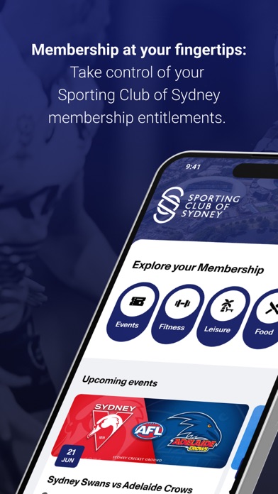 Sporting Club of Sydney Screenshot 1 - AppWisp.com Sporting Club of Sydney Screenshot 1 - AppWisp.com