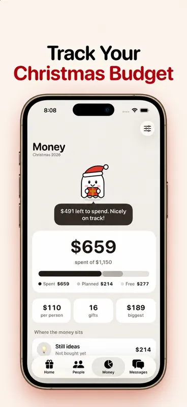 SantaList: Gift Tracker screenshot 5 of 7