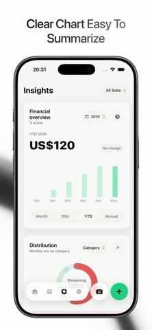 Savmo: Subscription Manager screenshot