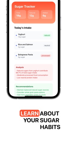 SweetFree: Sugar Tracker Screenshot 3 of 4