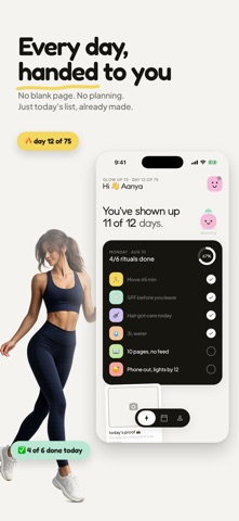 Bloom: 75 Day Challenge iPhone screenshot