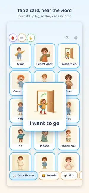 Talking Cards: Learn to Talk screenshot 1