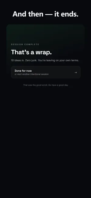 The Good Scroll - Daily Ideas screenshot 2