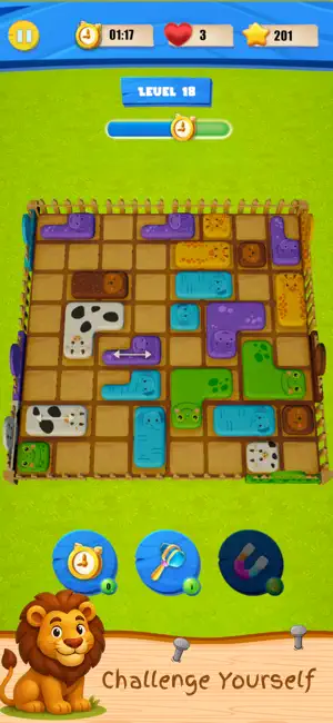 Animal Jam: Block away Puzzle screenshot 1