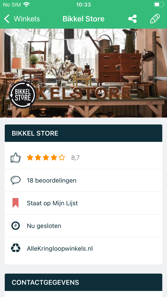 #2. Kringloop App (iOS) 由: Sander Kreft