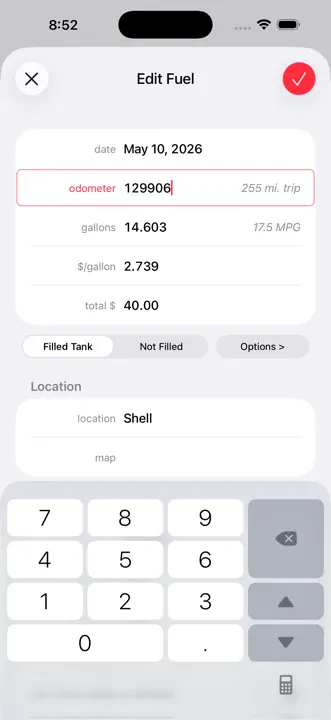 Road Trip MPG: Screenshot 4 von 10