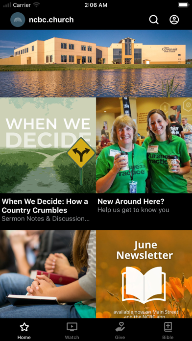 Screenshot 1 of New Covenant Bible Church App