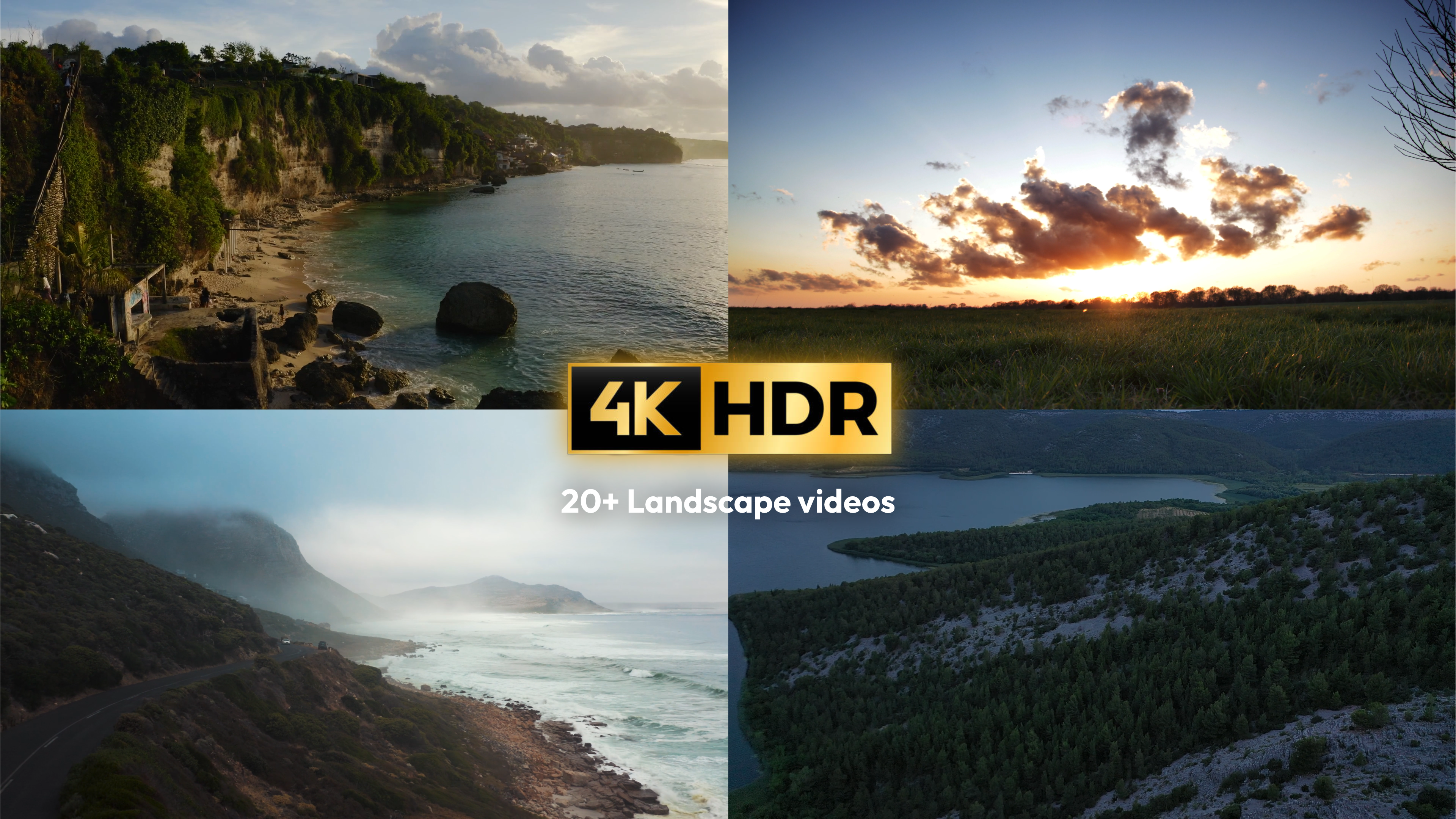 Landscape Window: 4K HDR Video screenshot 2