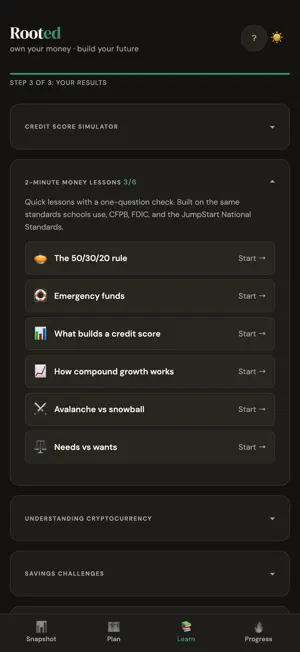 Rooted: Budget & Money Coach screenshot 4
