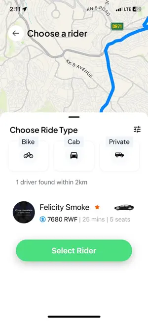 HubIn Rides screenshot 4
