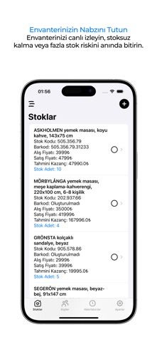 Cuspart: Stok Takibi Screenshot 1 of 5