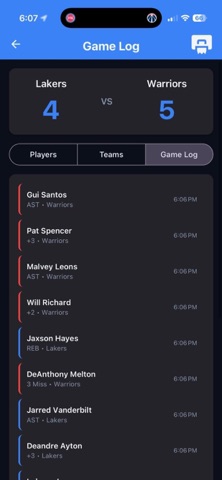 BUKT - Basketball Stat Tracker iPhone screenshot