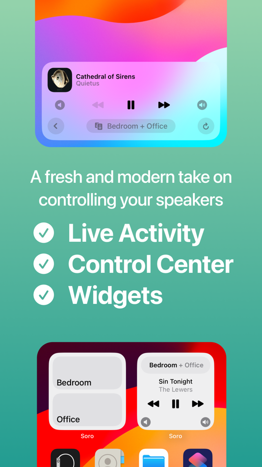 #1. Soro - For Sonos (macOS) 由: Laszlo Gergely
