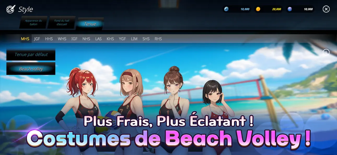 Volley Girls: Volleyball SPIKE Hack screenshot 1 - iOS game interface