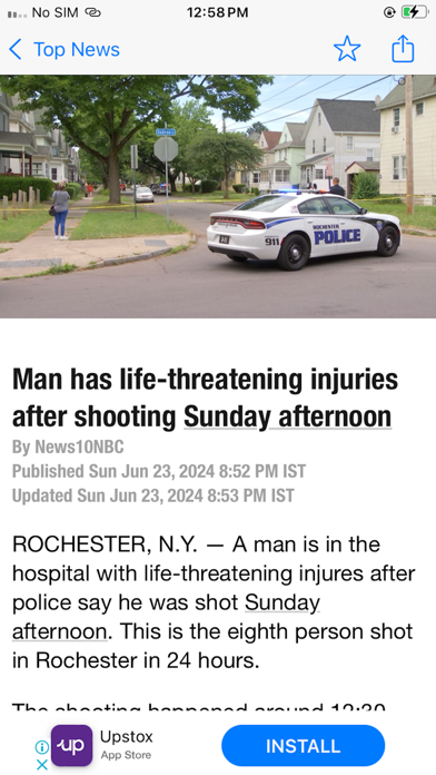 News10+ WHEC Rochester, NY Screenshot