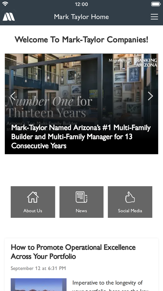 #1. MT Connect by Mark-Taylor (iOS) 由: Mark-Taylor Residential Inc.