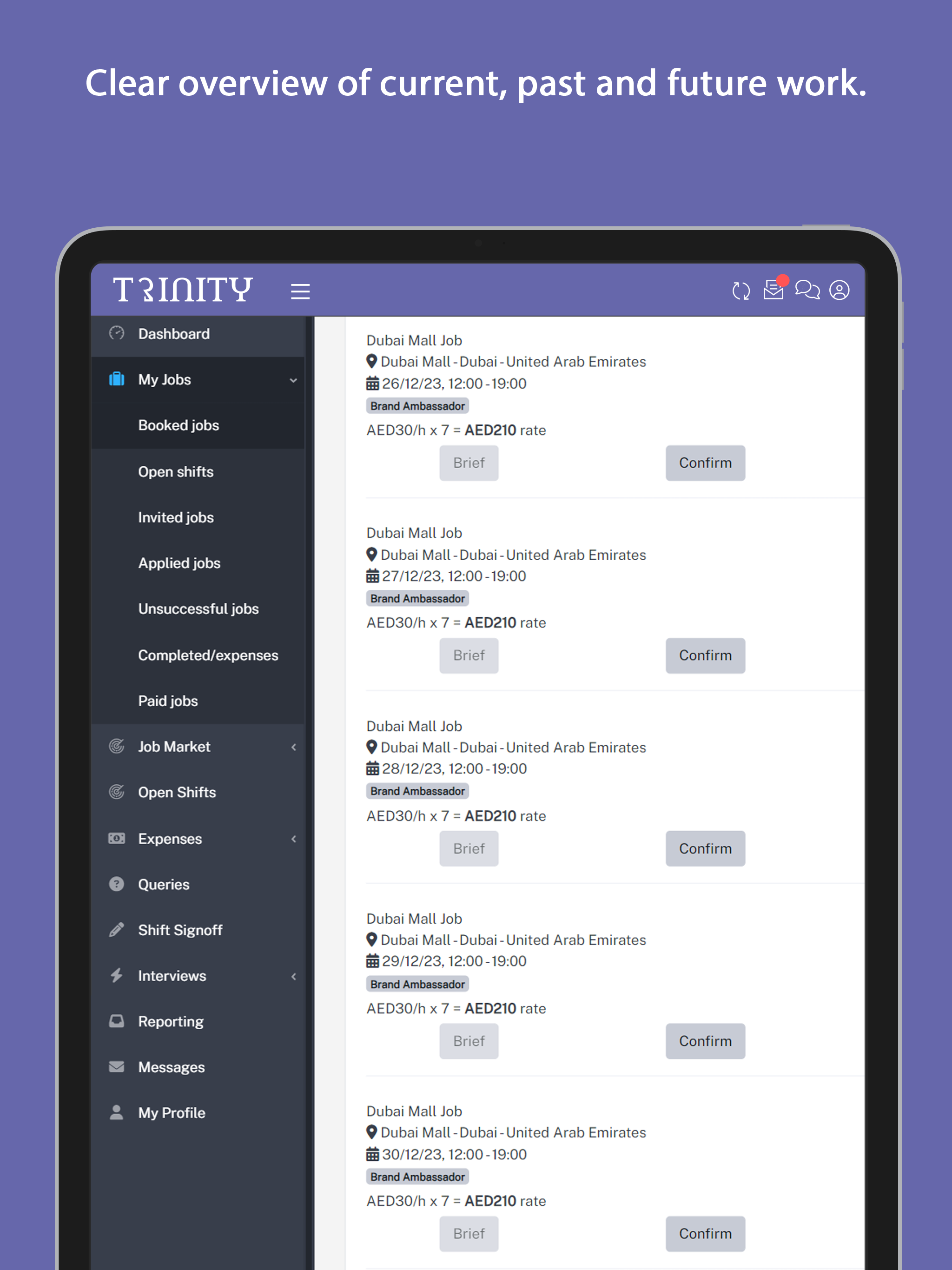 Trinity Talent Portal screenshot 8