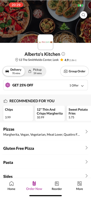 Alberto's Kitchen. Screenshot 2 of 4