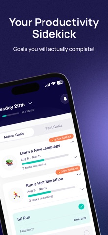 Level Up Goal & Habit Tracker screenshot