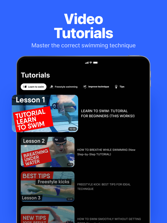 Screenshot #5 pour SwimUp: App de natation