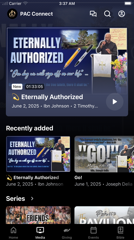 #2. Power Apostolic Connect (iOS) 由: POWER APOSTOLIC CHURCH, INC.