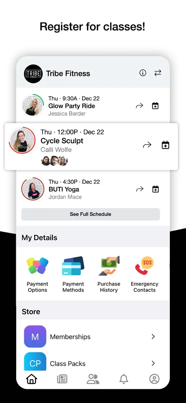 Screenshot #2 pour Tribe Fitness PA