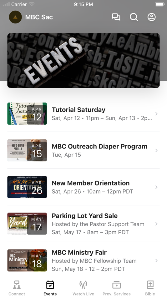 #2. MBC Mobile (iOS) Podle: Macedonia Baptist Church of Del Paso Heights, California